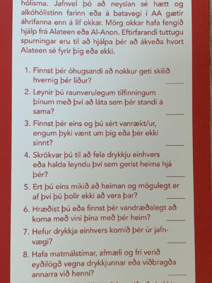 Hefur líf þitt orðið fyrir áhrifum af drykkju einhvers? Alateen er fyrir þig!